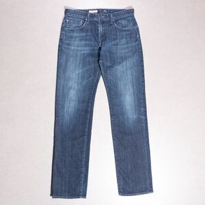 AG Adriano Goldschmied Matchbox Slim Straight Stretch Blue Jeans 32x34 USA Made